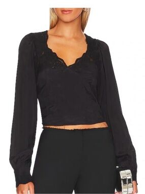 Janelle Lace Top in Black
FREE PEOPLE